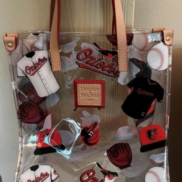 ISO Dooney & Bourke Baltimore Orioles Clear Lunch Tote MLB Baseball $150 OBO - Picture 1 of 1